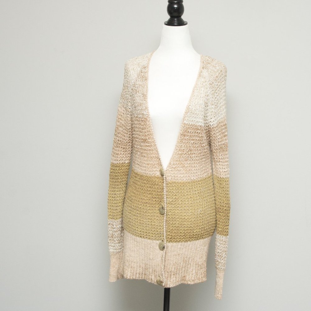 Free People Open Knit Crochet Cardigan